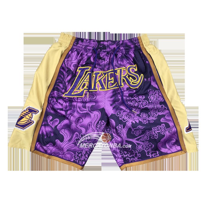 Pantaloncini Los Angeles Lakers Special Year of The Tiger Viola